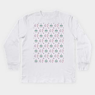 Christmas pattern Kids Long Sleeve T-Shirt